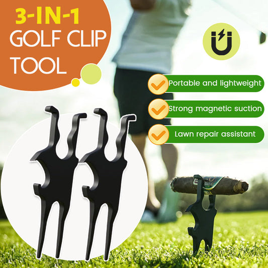 Multifunctional Golf Cigar Clamp