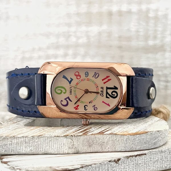 🎁Vintage Leather Quartz Stone Women's Watch
