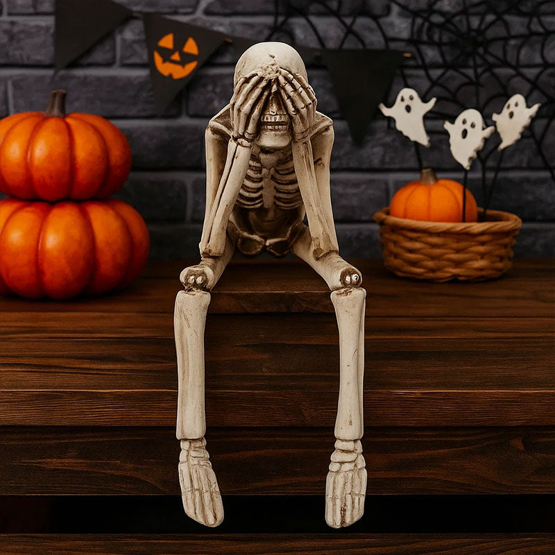 π Halloween Three Wise Skeletons Resin Figurines π