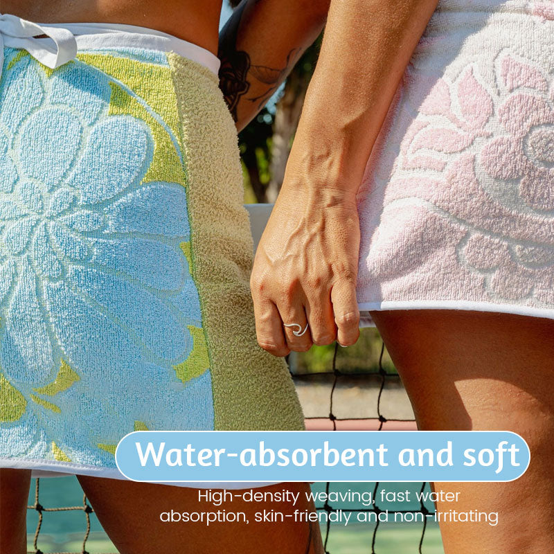 Lace-up Towel Skirt