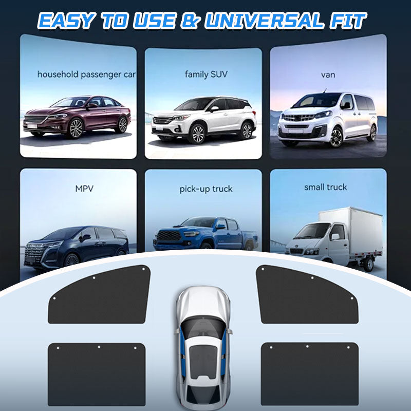 π Ultimate Suction Cup Car Sunshade Curtain β Stay Cool & Protected All Year Long! βοΈβοΈ