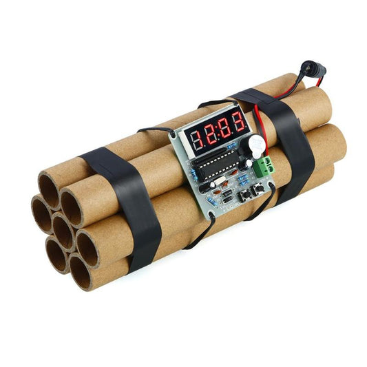 Dynamite Shaped Clock