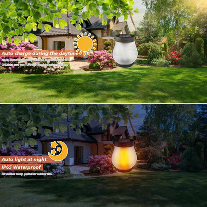 ✨Last Day 49% OFF-Dancing flame Solar Lantern Outdoor Lights